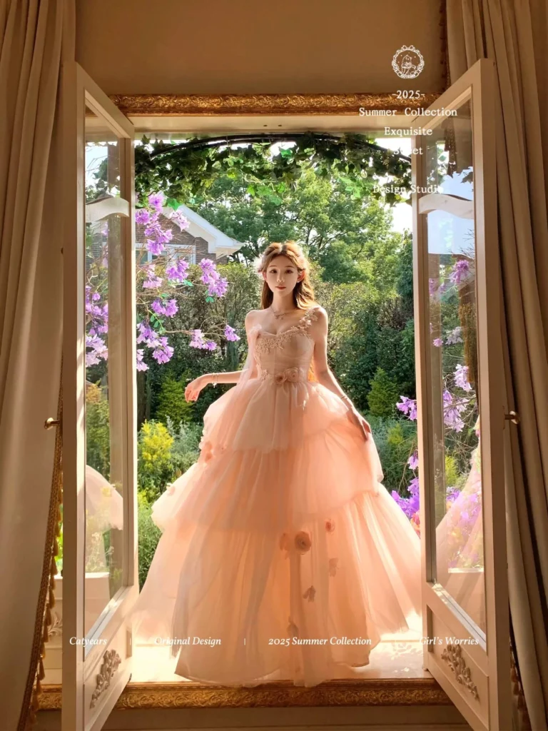 Floral Applique Dress